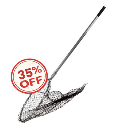 Premier EZ Catch Net for Chicken Handling (37"- 57" Handle with 23" Net Opening &amp; Teardrop Mesh)