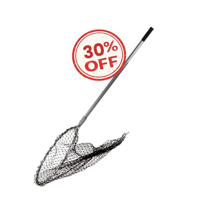 Premier EZ Catch Net for Chicken Handling (37"- 57" Handle with 23" Net Opening &amp; Teardrop Mesh)