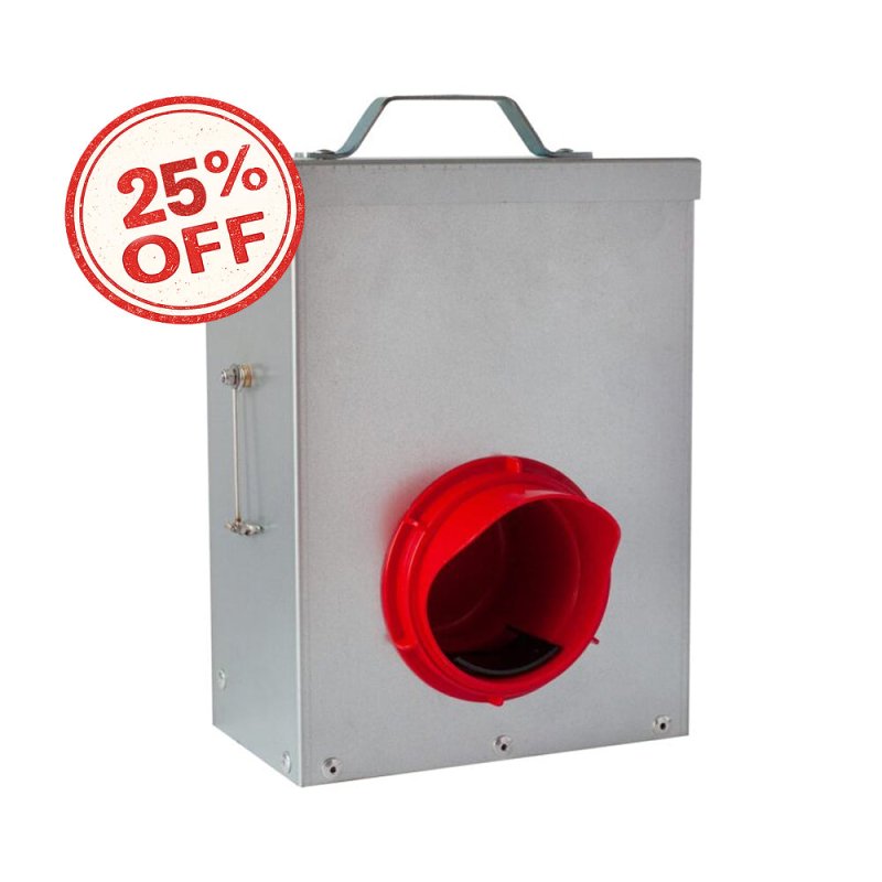 3 Pound Metal Chick2Chicken Medium Port Chicken Feeder