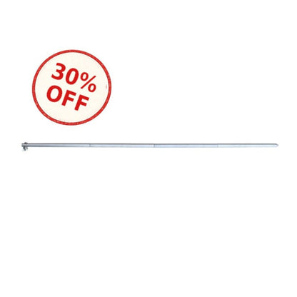 RentACoop 3ft Galvanized Ground Rod with Clamp