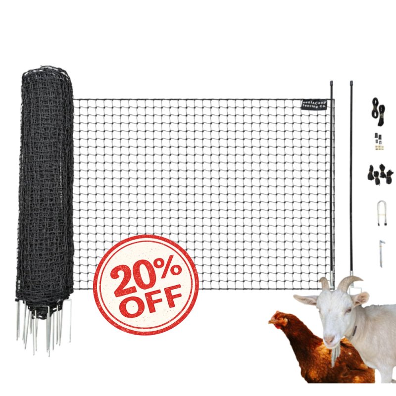 RentACoop Black Non-Electric Boundary Fence