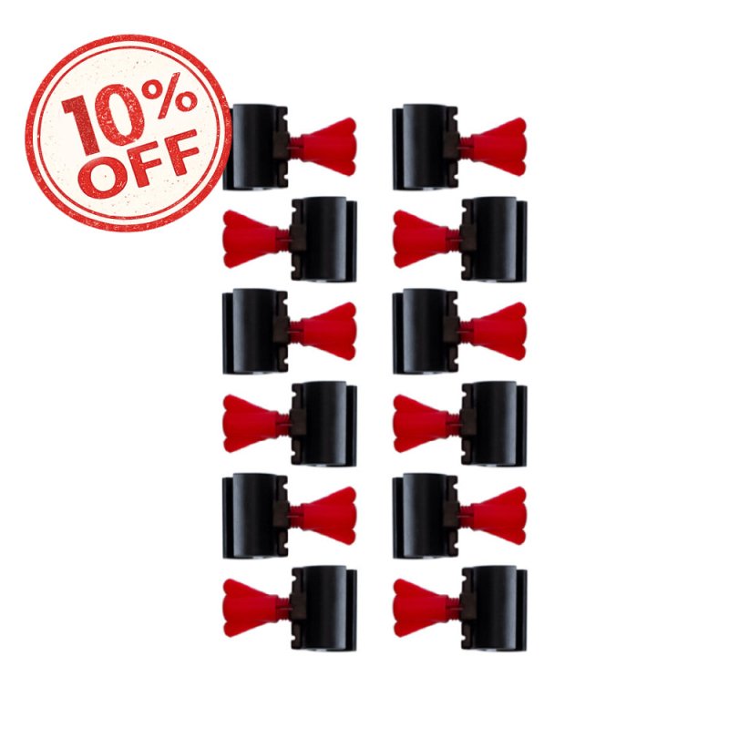 RentACoop Secure Non-Adhesive PVC (S.N.A.P) Watering System S.N.A.P Clips Pack of 12