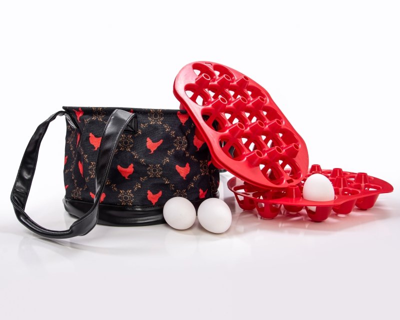 RentACoop Egg Trays and Haute Coopture Egg Bag Bundle