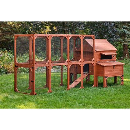 Chicken Coop for 10 Chickens – Rhode Island Homestead Coop with Run Extension Options