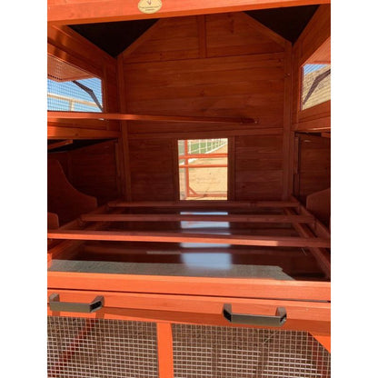 Chicken Coop for 10 Chickens – Rhode Island Homestead Coop with Run Extension Options