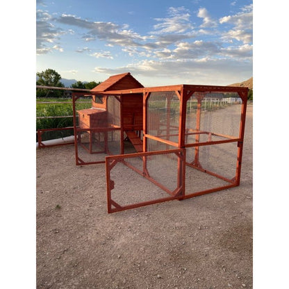 Chicken Coop for 10 Chickens – Rhode Island Homestead Coop with Run Extension Options