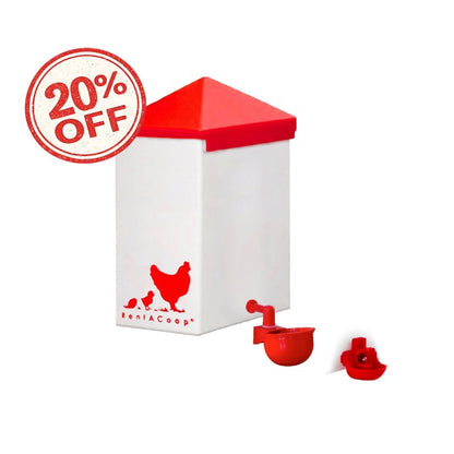 RentACoop 64oz Automatic Refill Chick Cup Drinker