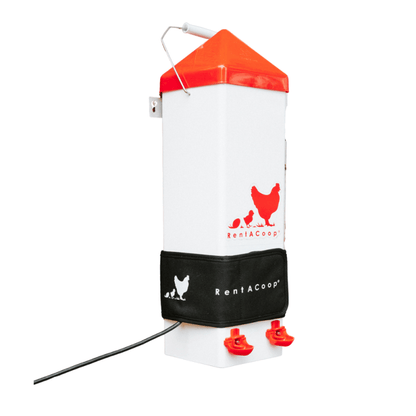 RentACoop 2 Gal High Rise Waterer &amp; SM Thermo Bucket Belt Bundle