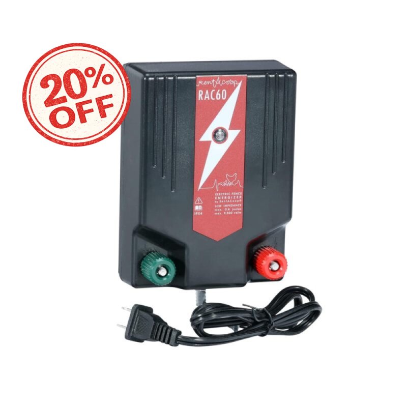 RentACoop0.6 Joule Electric Fence Energizer