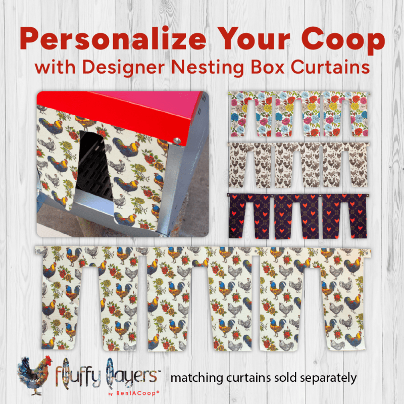RentACoop Roll-Out Reversible Nesting Box Suite