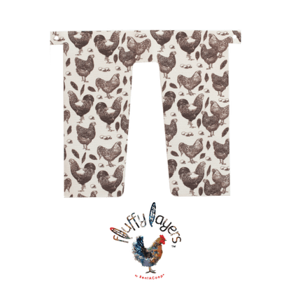 Fluffy Layers Curtains for RentACoop Nesting Box Efficiency - Vintage Flock
