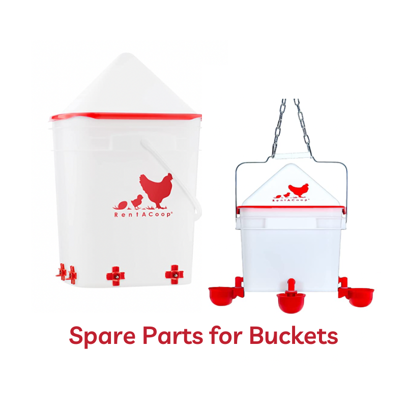 Spare parts for buckets from RentACoopUS.
